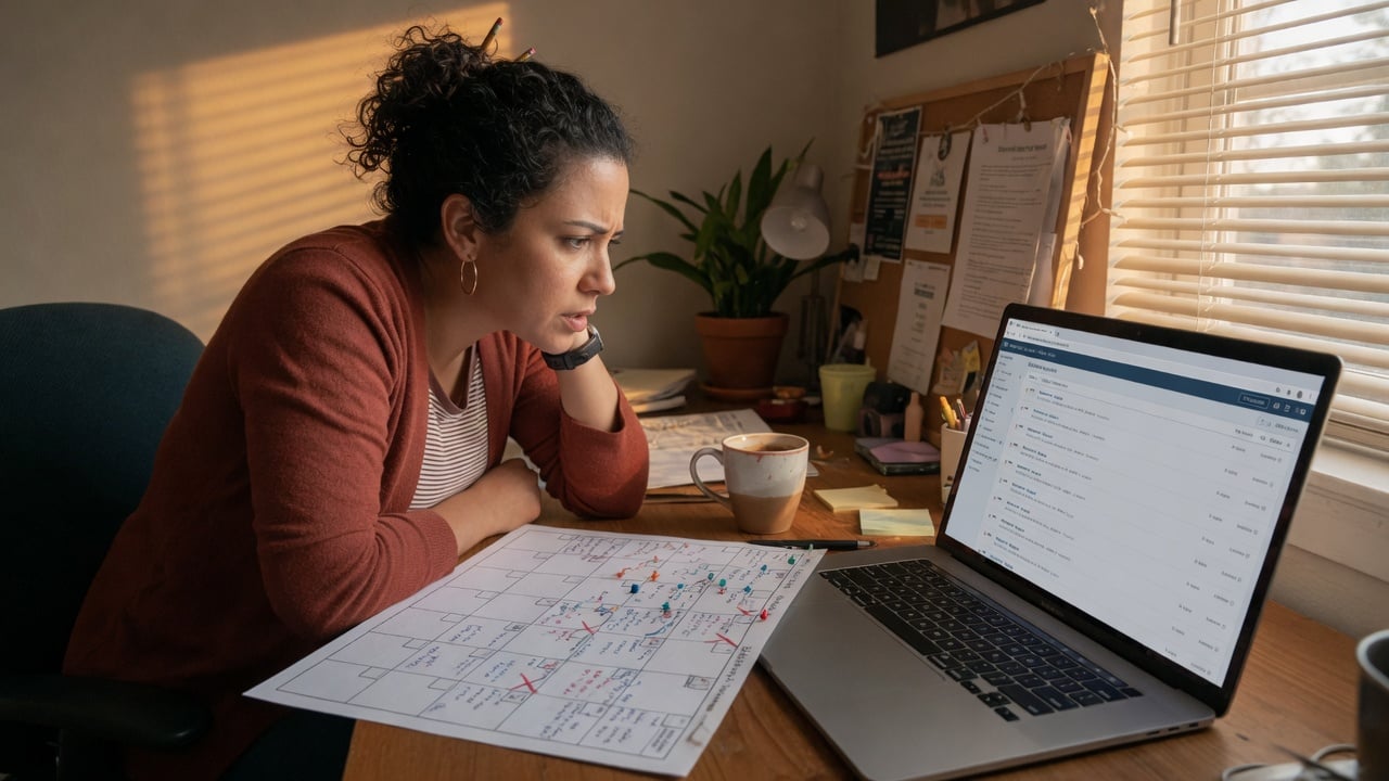 Community manager planning a 30-day member onboarding calendar